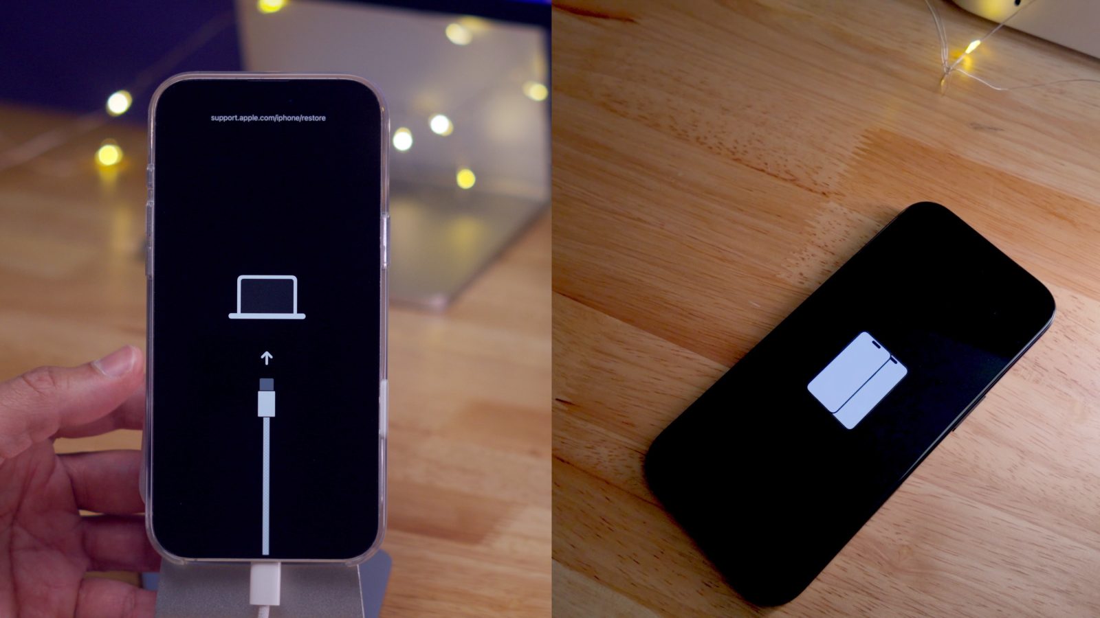 iPhone 16 Recovery Mode and Wireless Restore