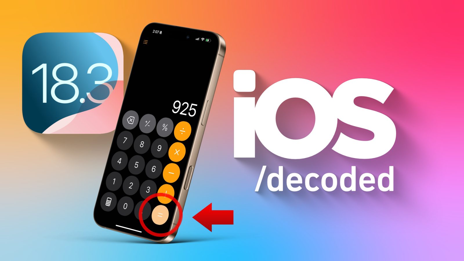 iOS Decoded iOS 18.3 Feature Image