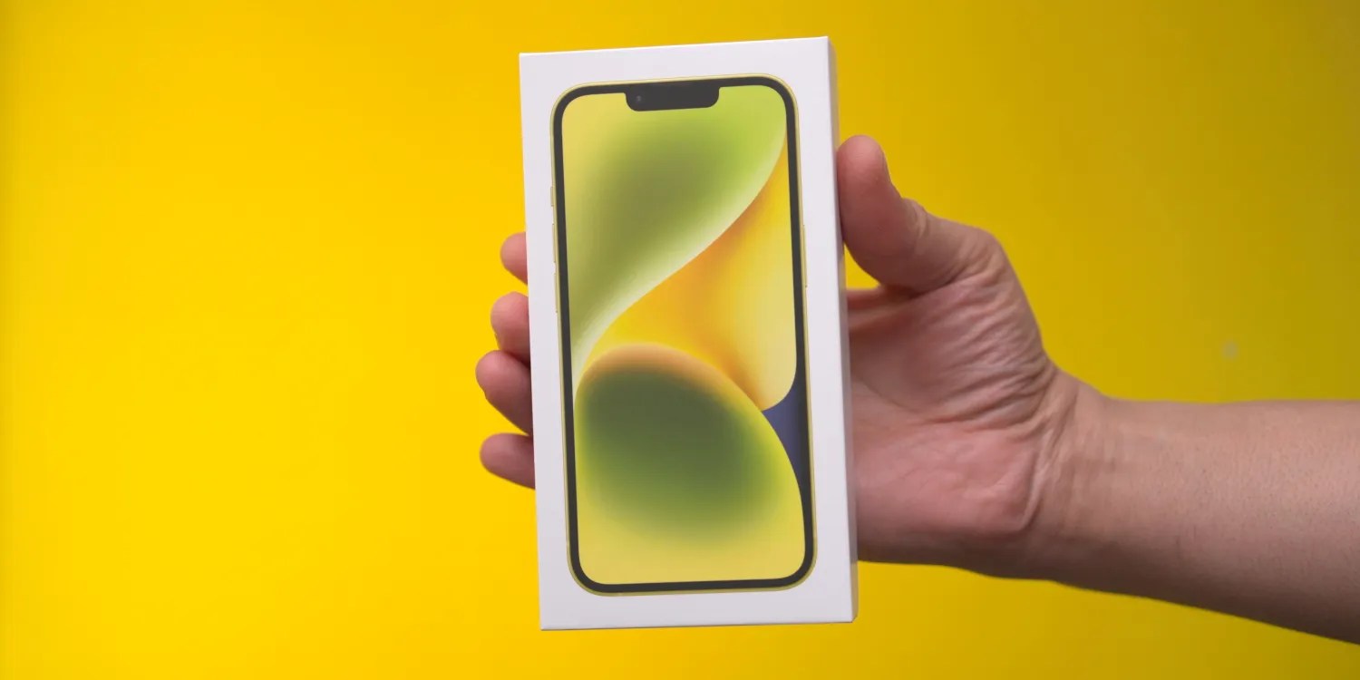 Claimed packaging adds weight to today's announcement being the iPhone 16E | iPhone 14 shown