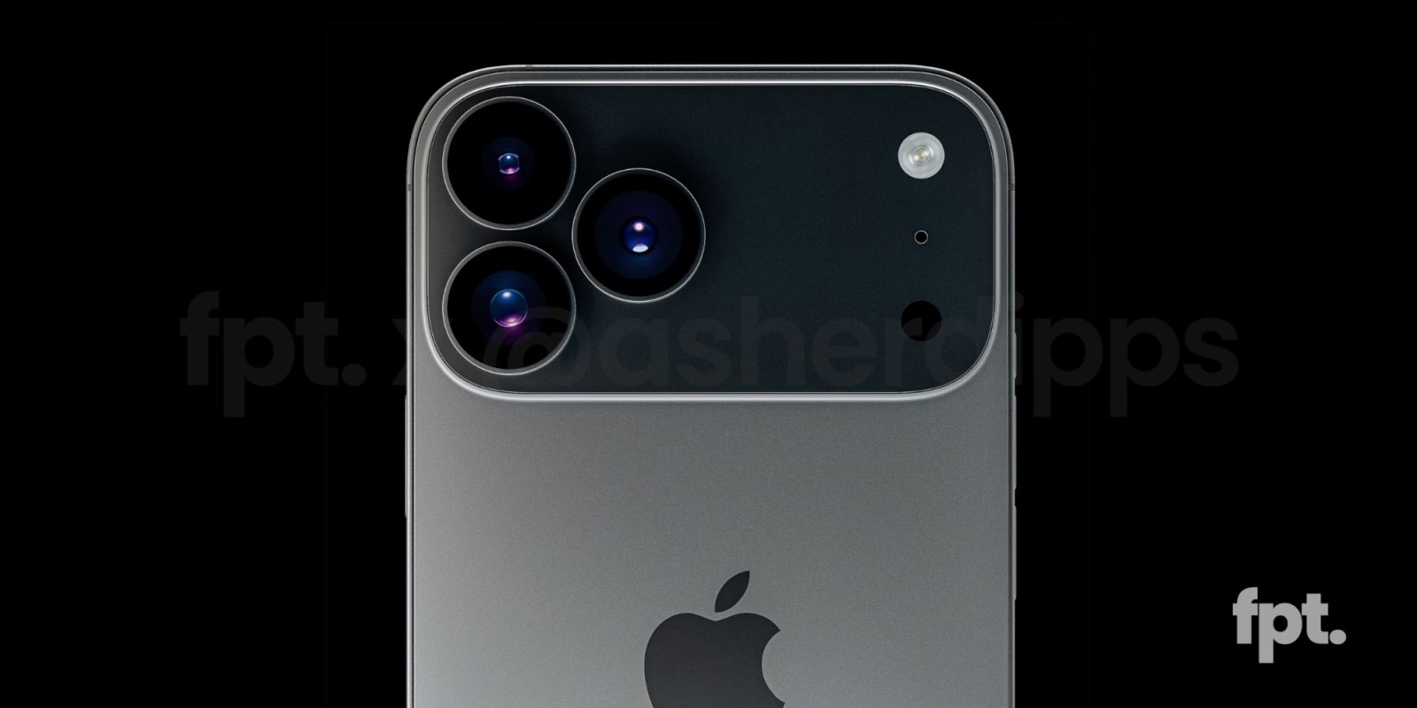 Potential new iPhone 17 Pro camera design shown in 3D renders