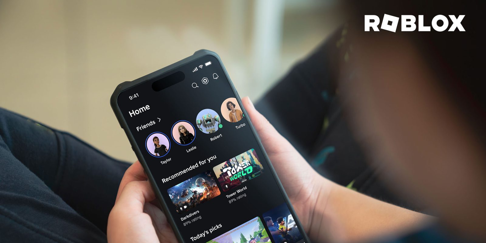 Parents shouldn't let kids use Roblox if they are concerned, says CEO | App seen on an iPhone