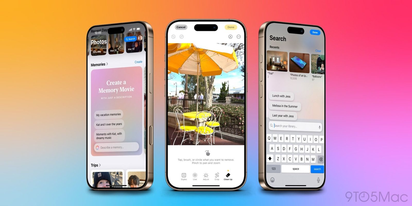 Apple Photos AI features