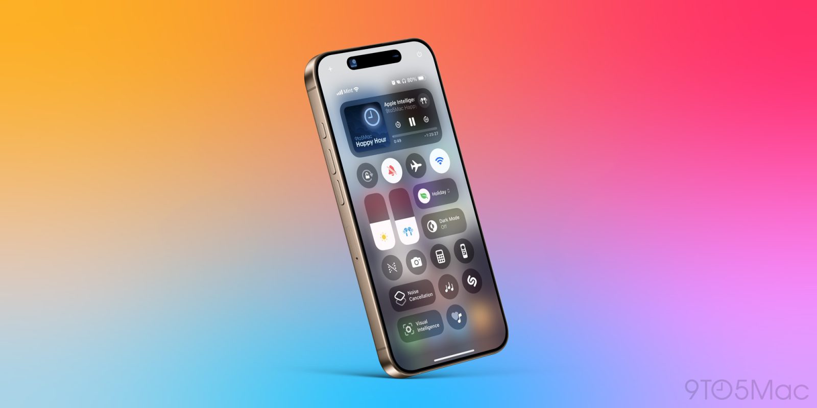Control Center iOS 18.4