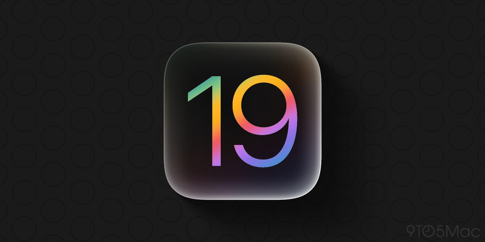 iOS 19 icon concept dark