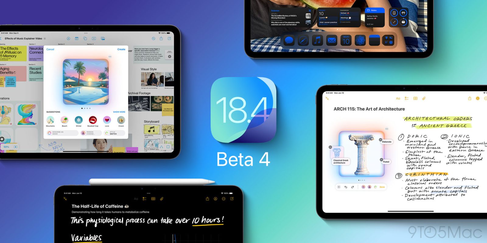iPadOS 18.4 beta 4