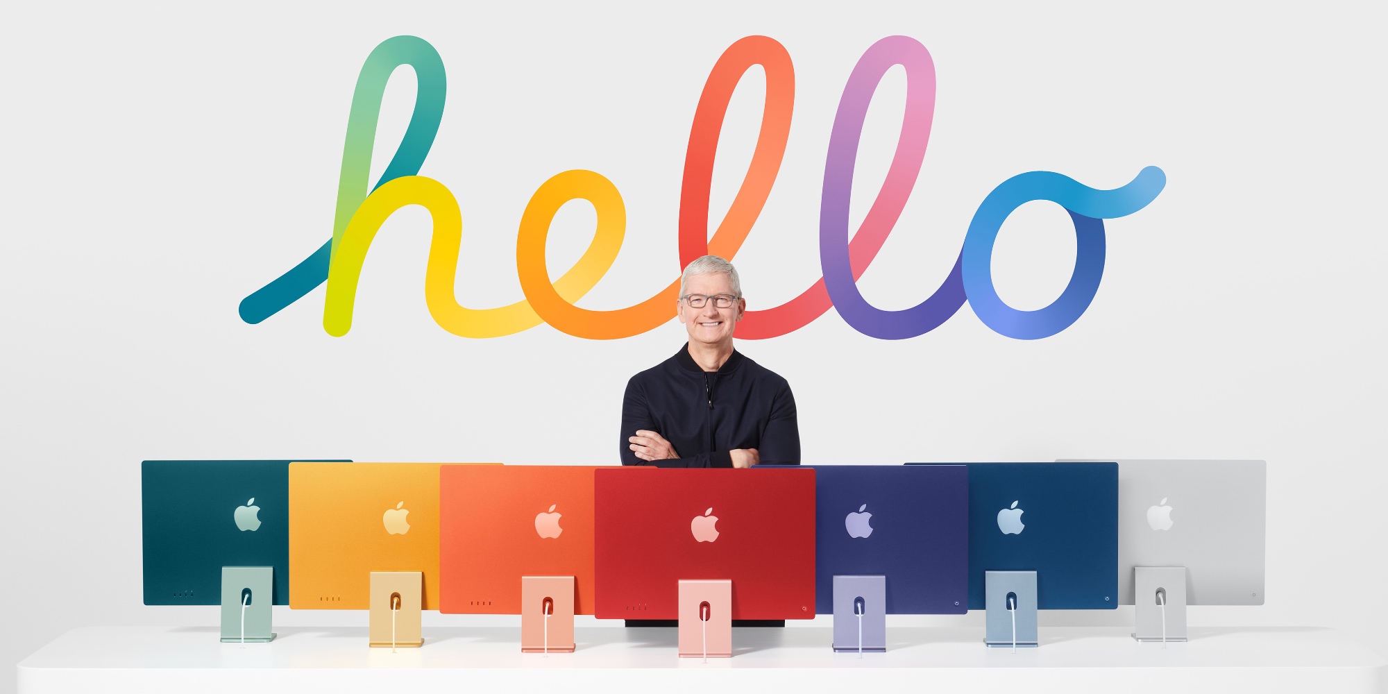 M1 iMac Tim Cook