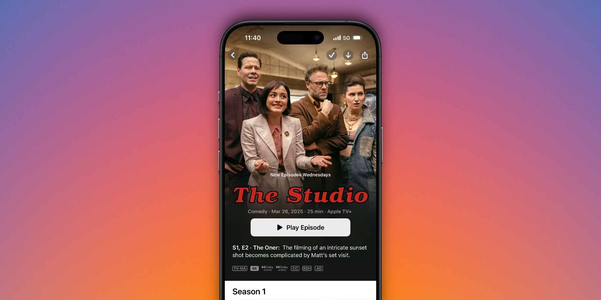 TV app The Studio