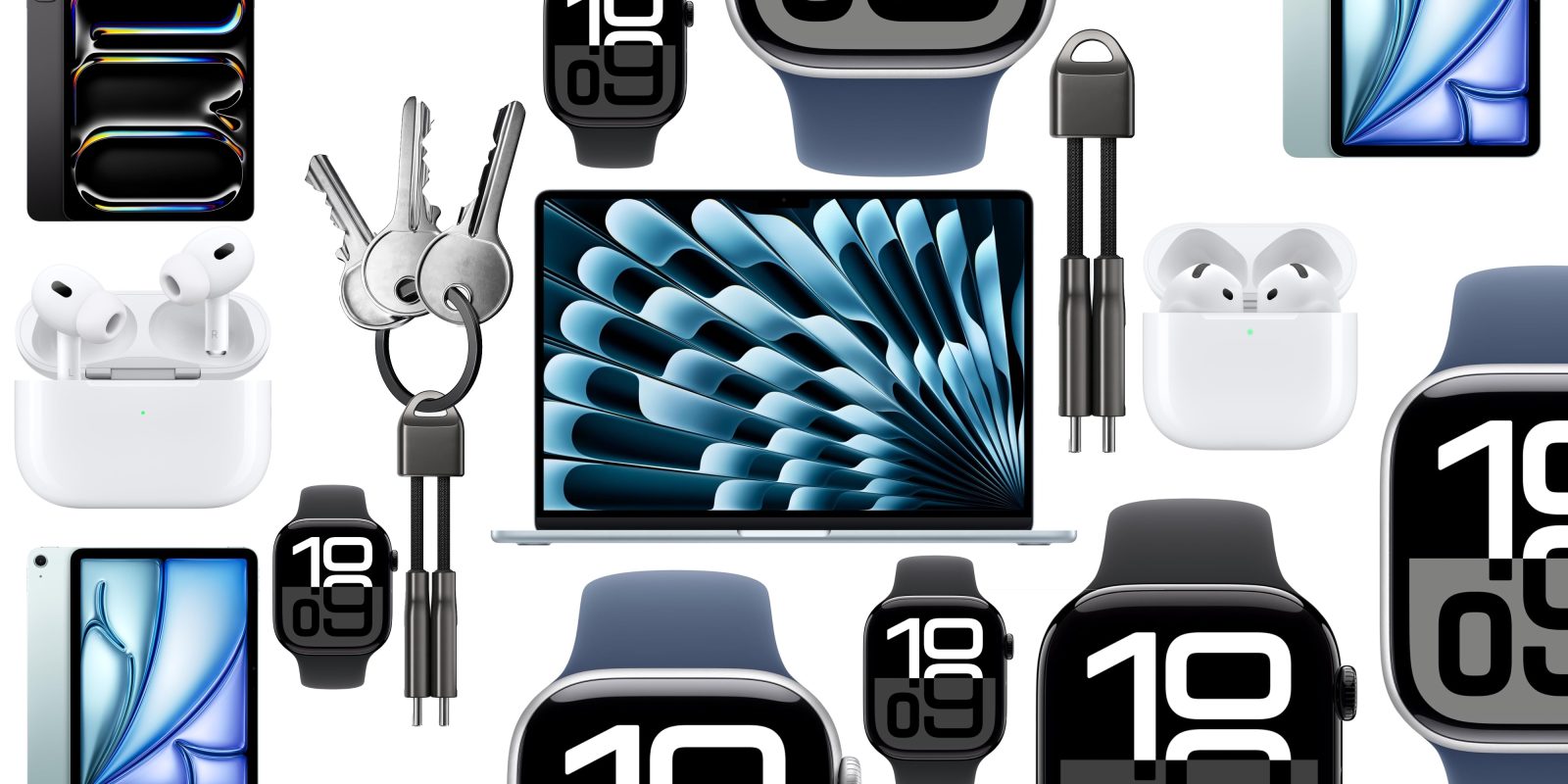 Apple deals-M4 MacBook Air-Nomad ChargeKey-AirPods