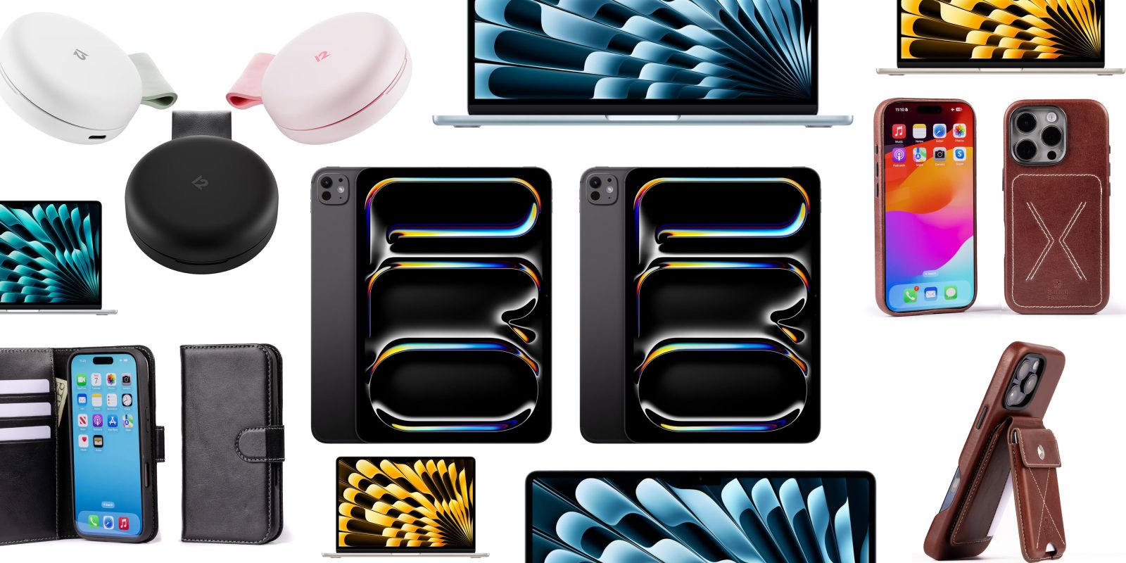 Apple deals-M4 iPad Pro-chargers-leather iPhone