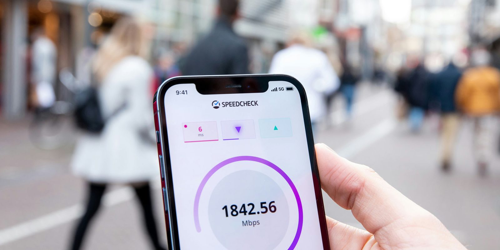 New Visible+ Pro plan offers unlimited data and much more for $45 per month | Speed test showing 1.8Gbps
