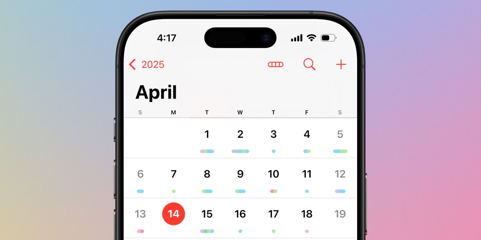 Apple Calendar app