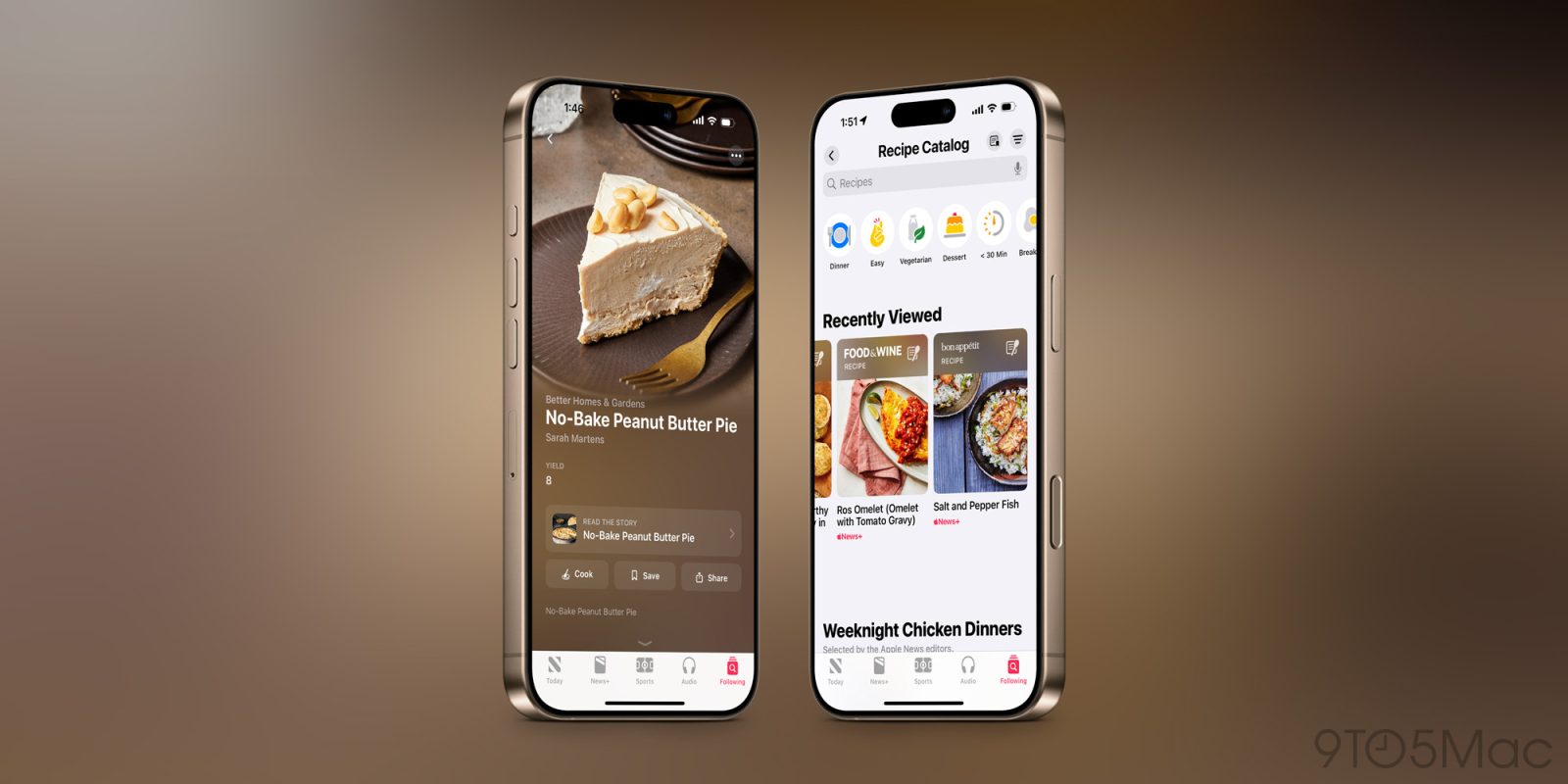 iOS 18.4 Apple News Recipe Cook