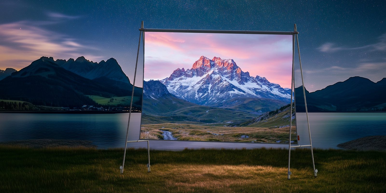 XGIMI now has its own portable outdoor screen for projectors