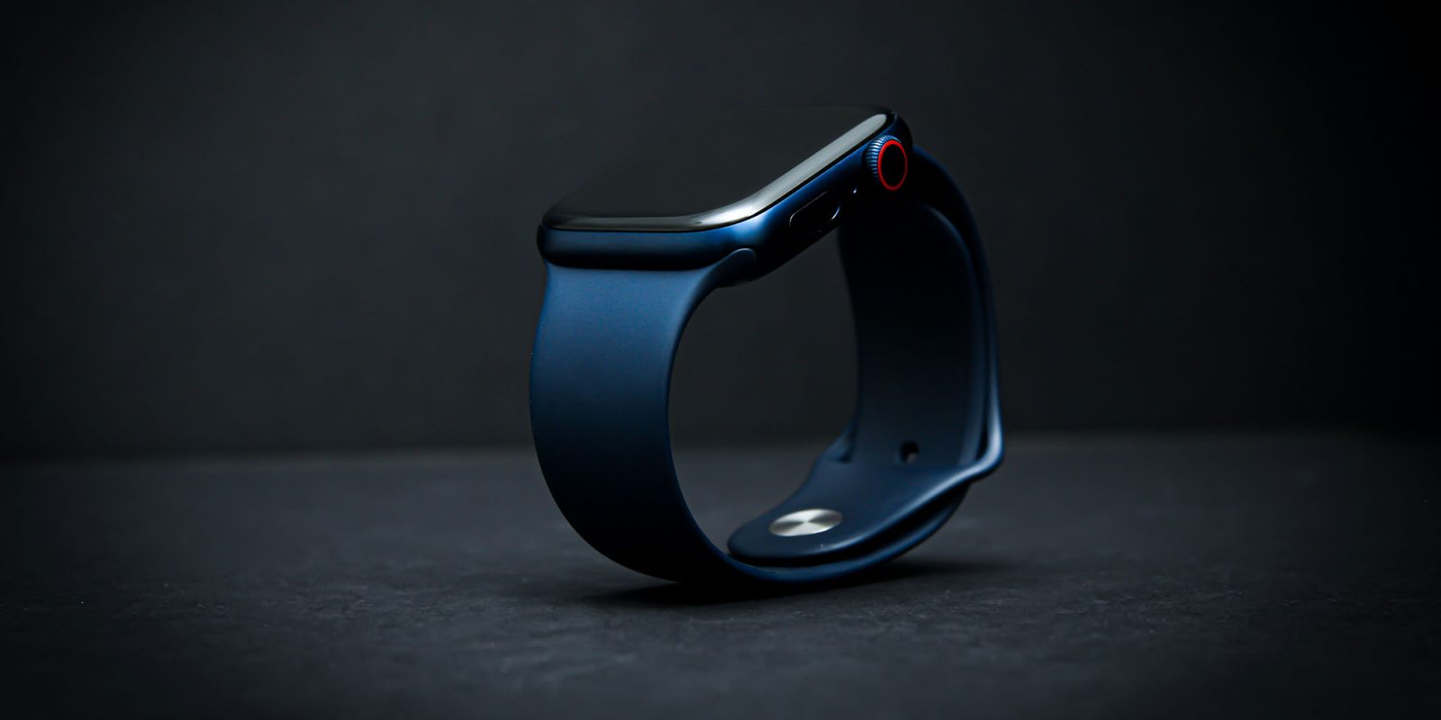 Apple Watch in significant global decline for two years now; new features needed | Low-key photo of a blue cellular Apple Watch