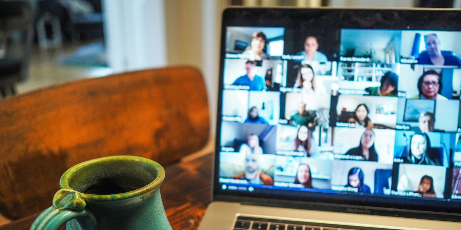 How low-tech safeguards can protect you from hi-tech AI scams | A video call on a MacBook