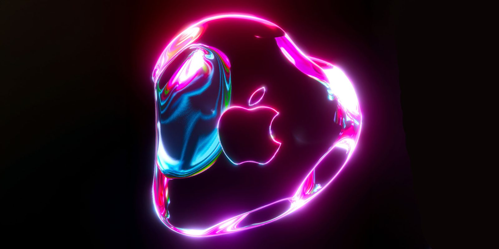 Nothing CEO says Apple no longer creative; smartphone future is a single app | Apple logo in a colorful glass shape