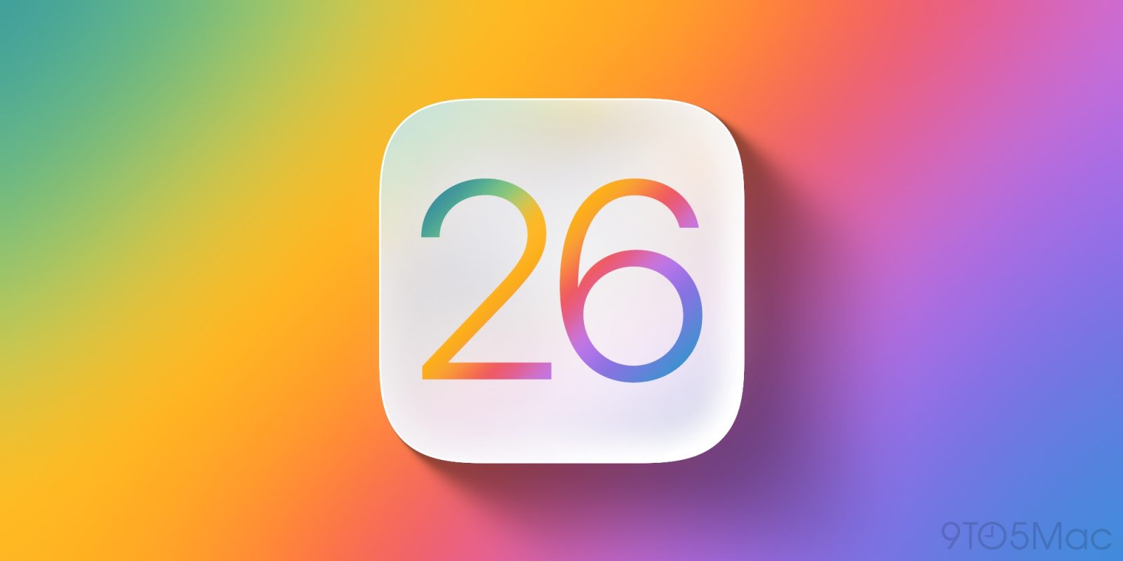 iOS 26 rainbow