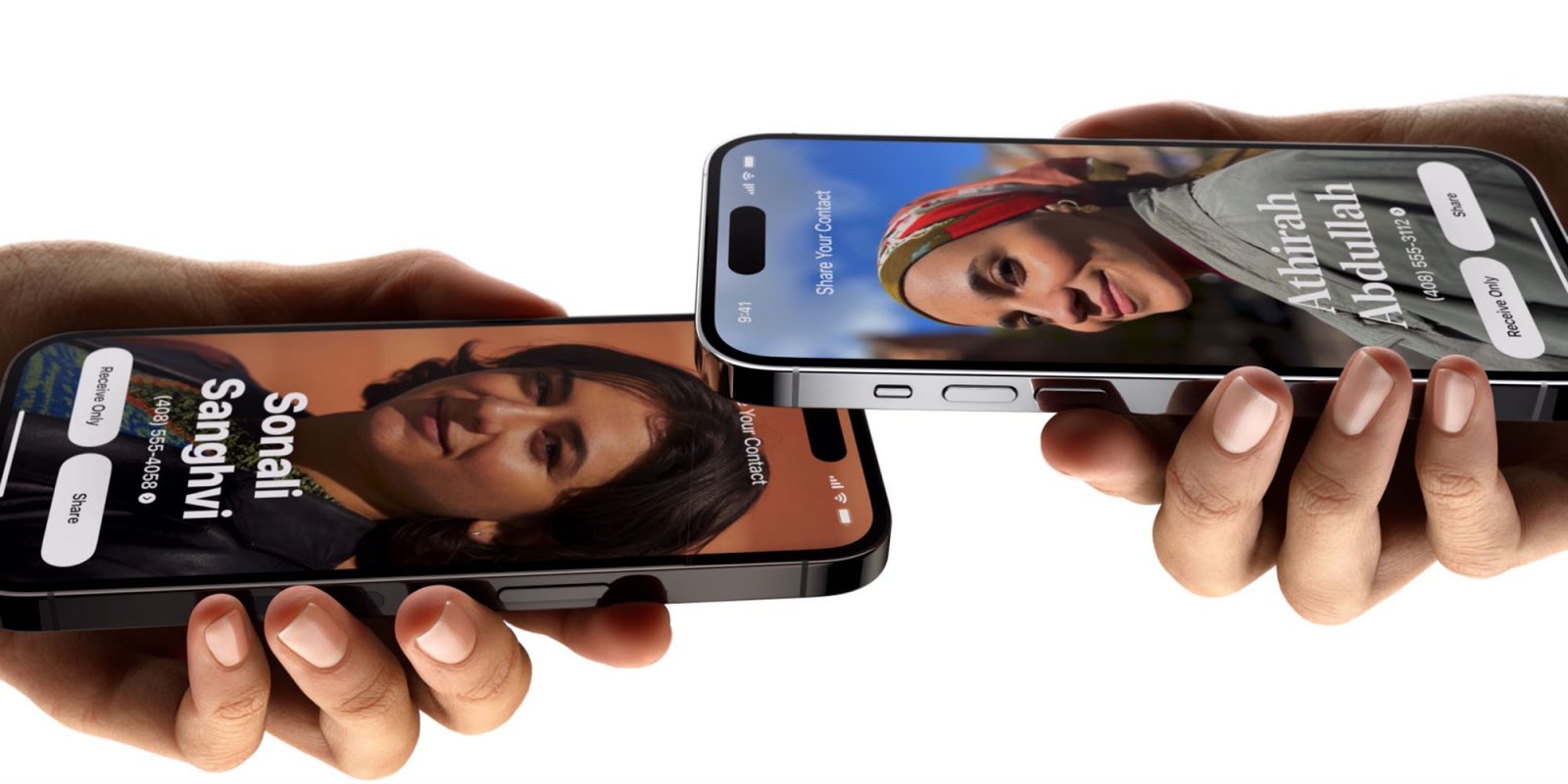 Apple could remove AirDrop from EU iPhones as legal battle heats up | AirDrop contacts exchange shown