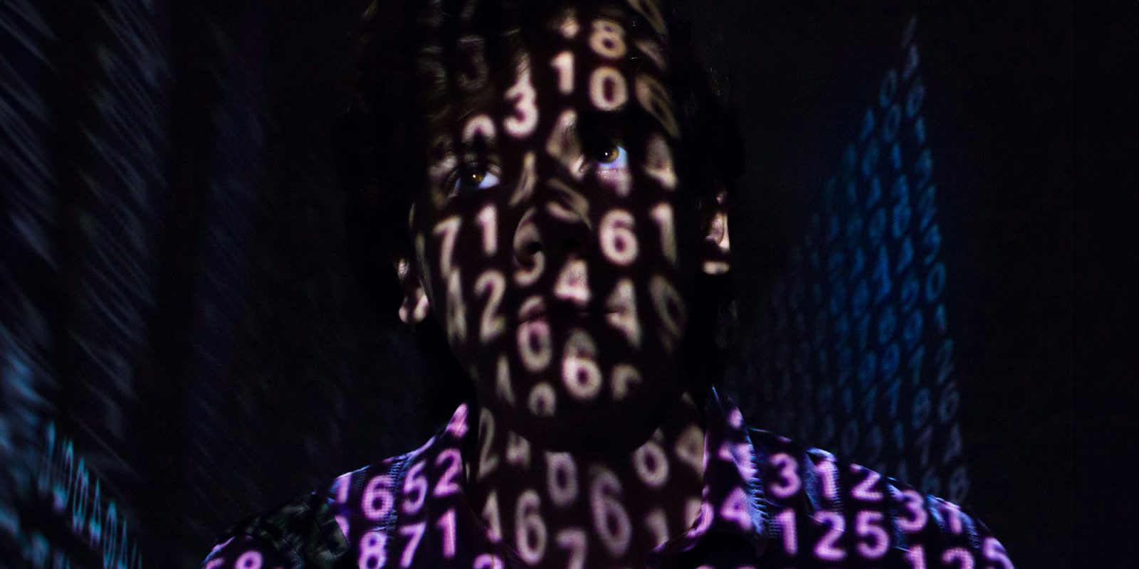 Data brokers may be illegally selling your personal information | Abstract image of a face covered in numbers