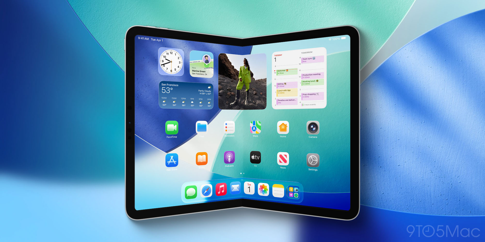 Bad news for anyone eagerly awaiting the iPad Fold | Render of the device