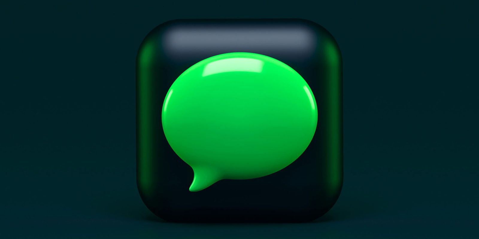 Android users can now (kinda) edit messages sent to iPhones, but not yet vice-versa | 3D representation of green messages bubble