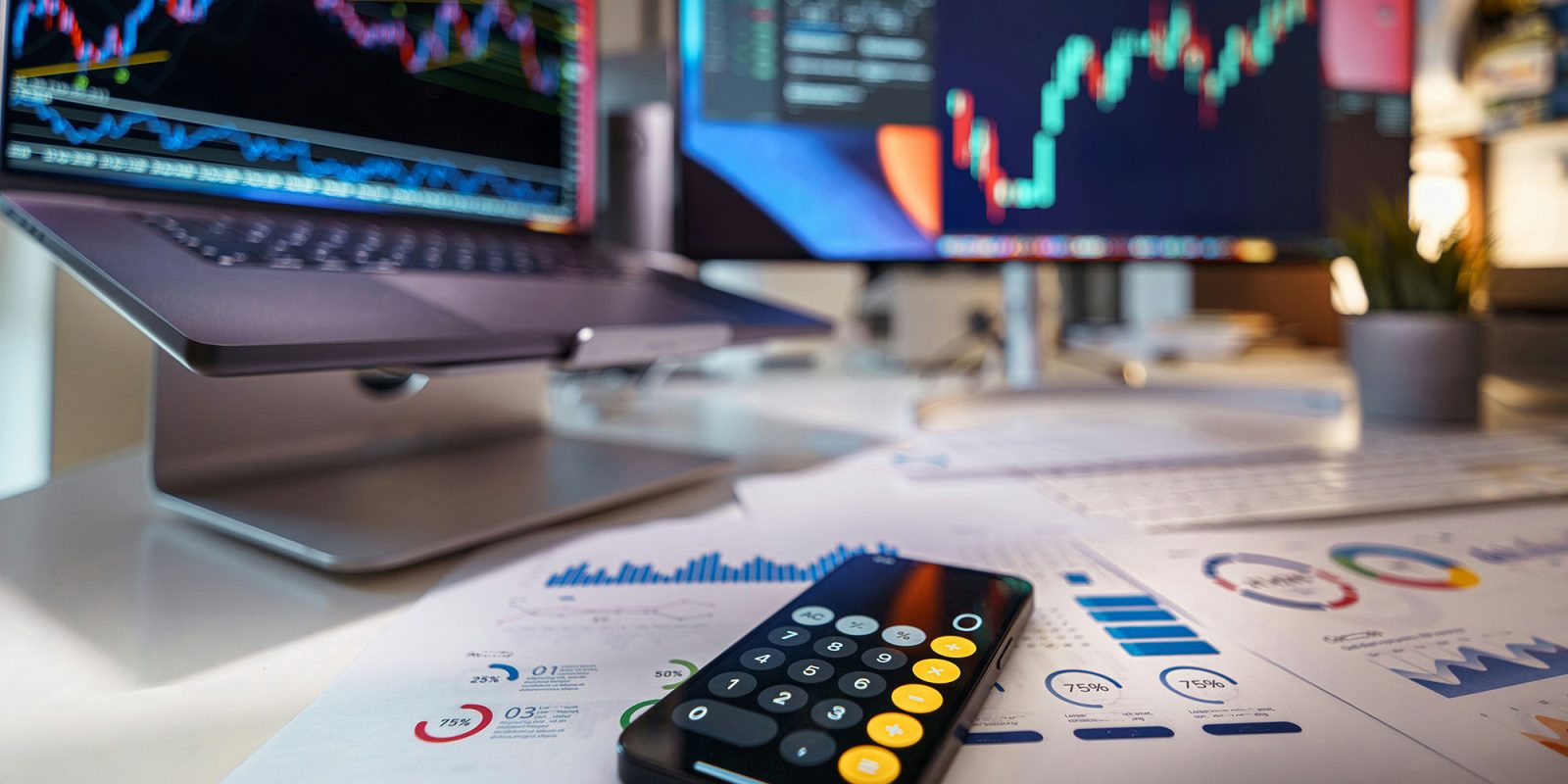 Apple profits means iPhone users still get no real browser choice, says group | Calculator app with graphs on paper and Mac displays