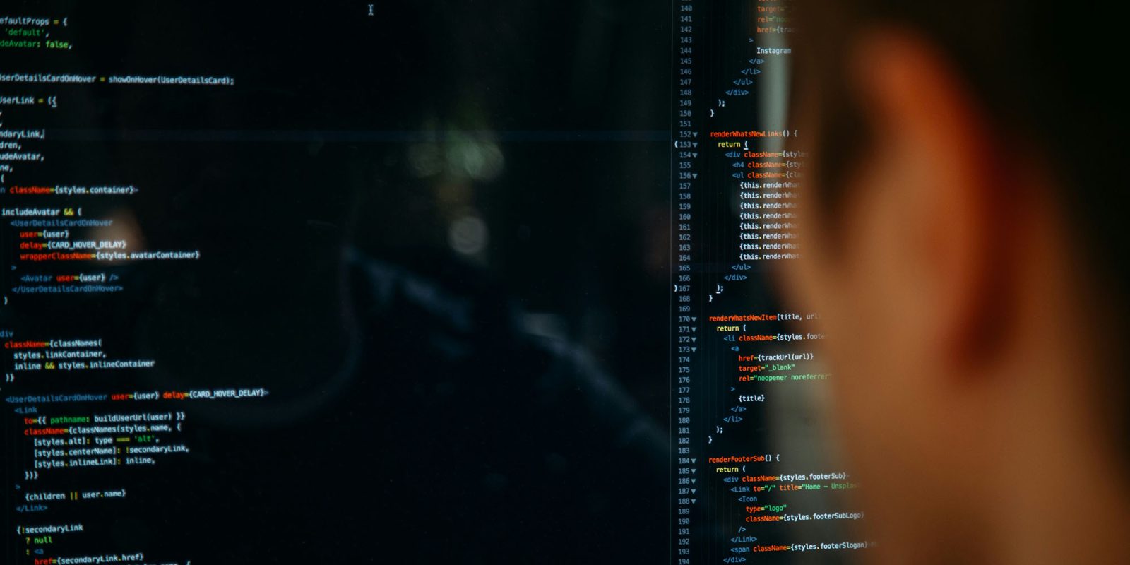 Tea app security breaches reveal private chats and photo ID as it tops App Store | Code on monitor as person looks on