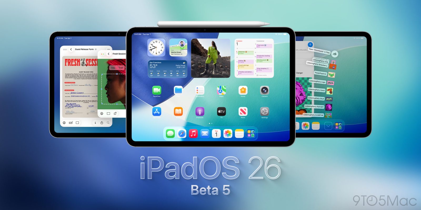 iPadOS 26 beta 5