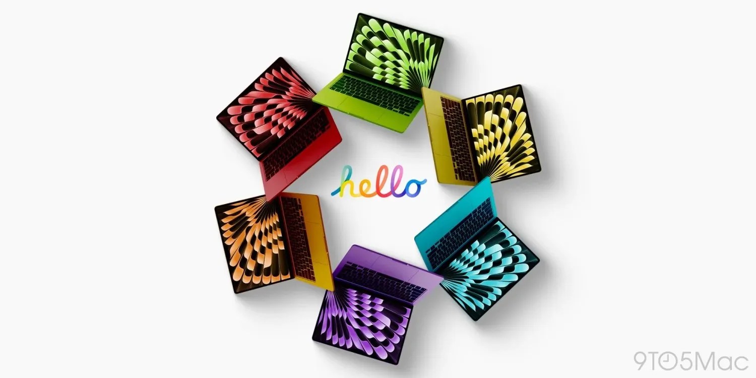 Low-cost MacBook production starting soon, possible $599 or $699 pricing | Render of colorful MacBooks