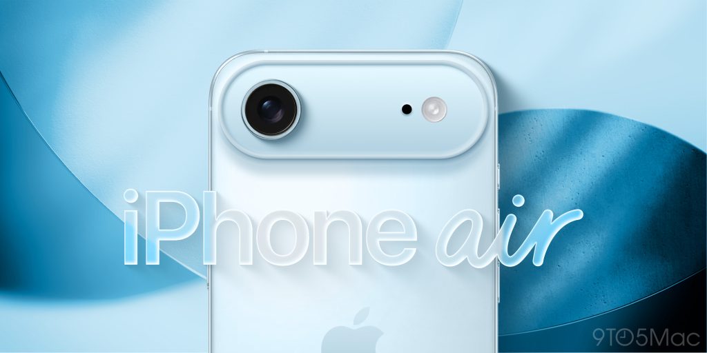 iPhone Air concept blue