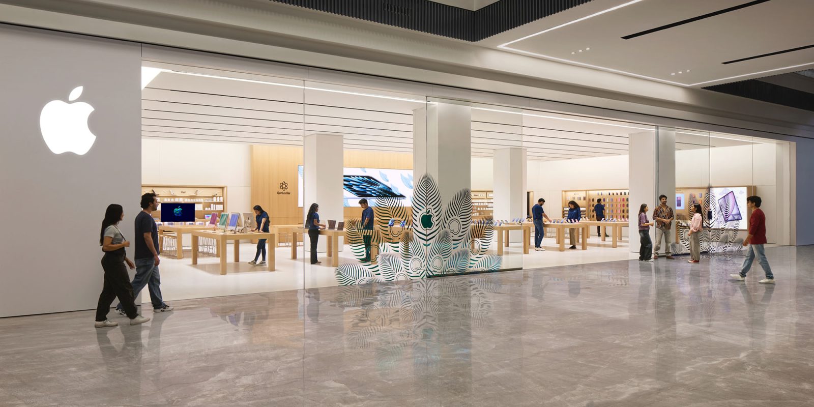 Apple Koregaon Park (shown) is the latest Apple store to open