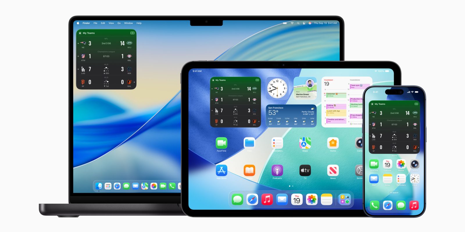 Apple Sports app gets widgets for live scores and schedules on your home screen (screengrabs shown)