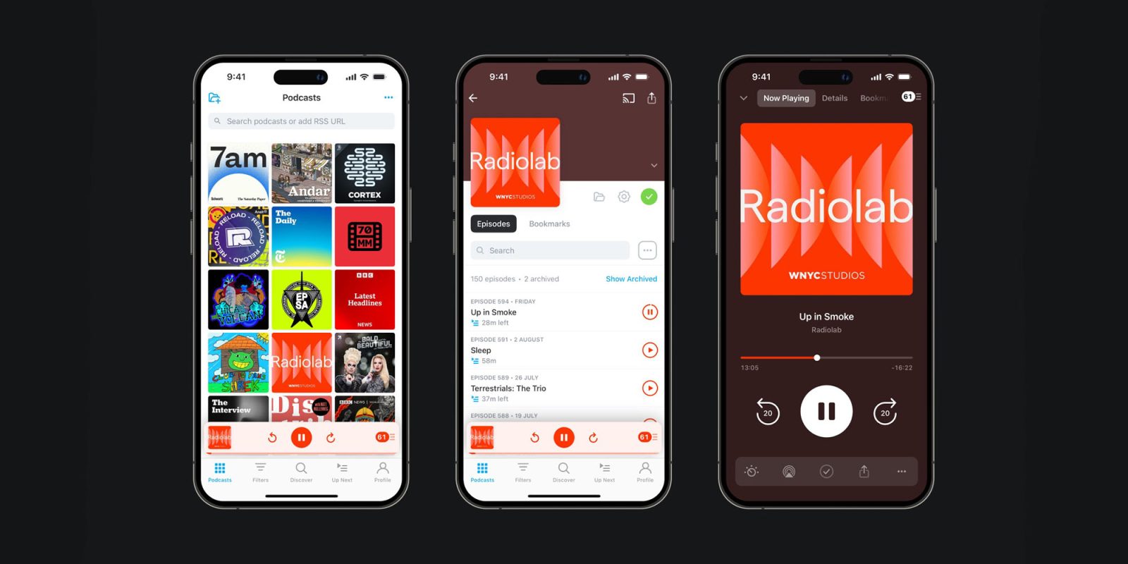 Pocket Casts Lifetime members being shown ads, conficting info from Automattic | iPhone screengrabs shown