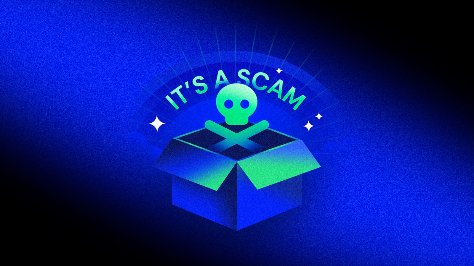 Every day, data brokers sell your sensitive information to the highest bidder | "It's a scam" graphic showing skull and crossbones