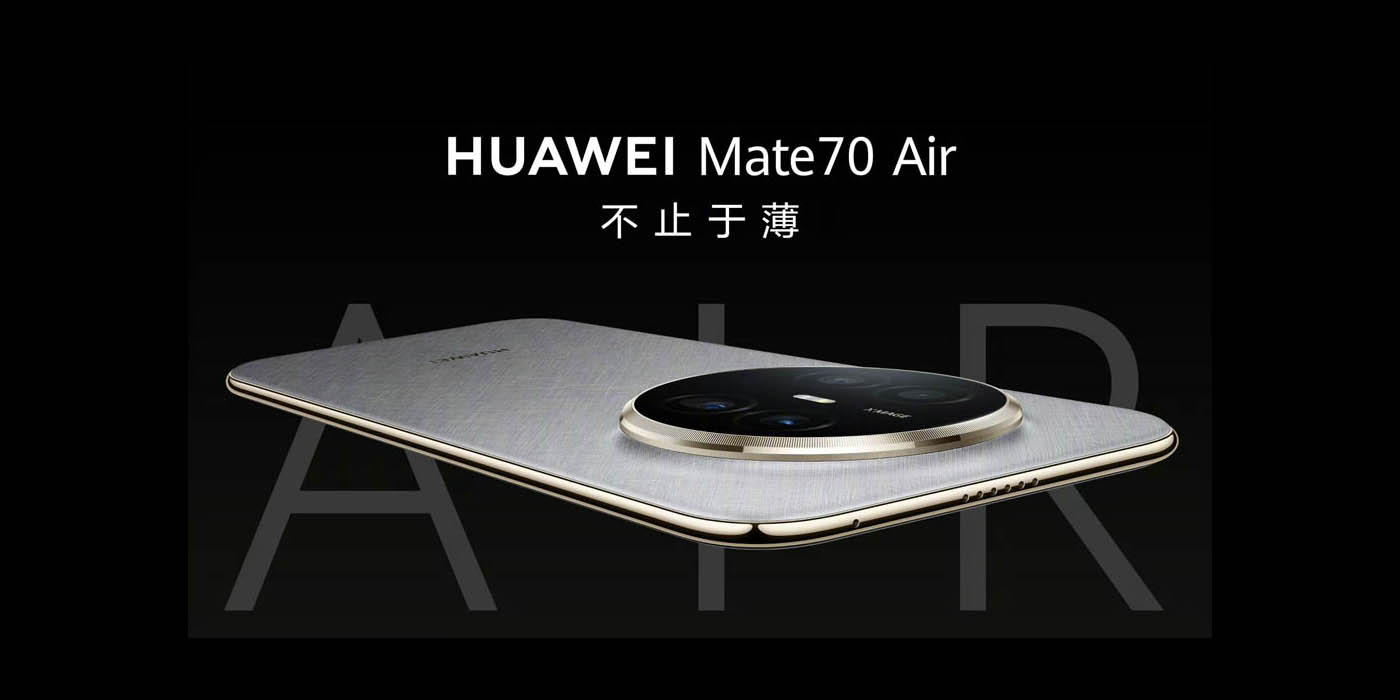 Another iPhone Air competitor lands – the Huawei Mate 70 Air (shown)