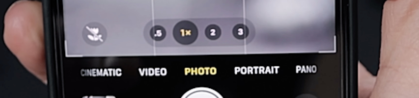 Disable in the Camera app