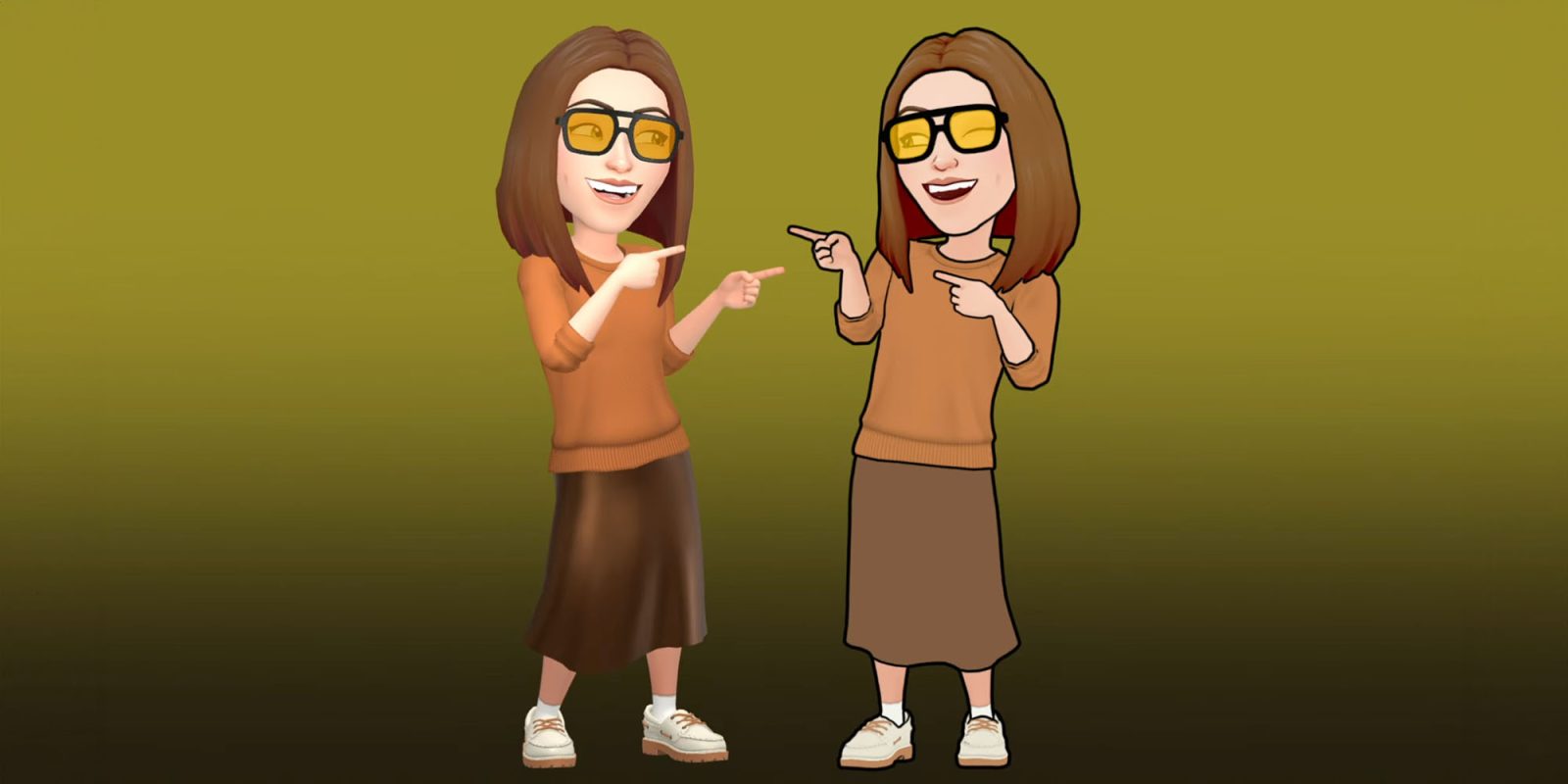 Snapchat reintroduces 2D avatars (shown) after users rejected 3D ones