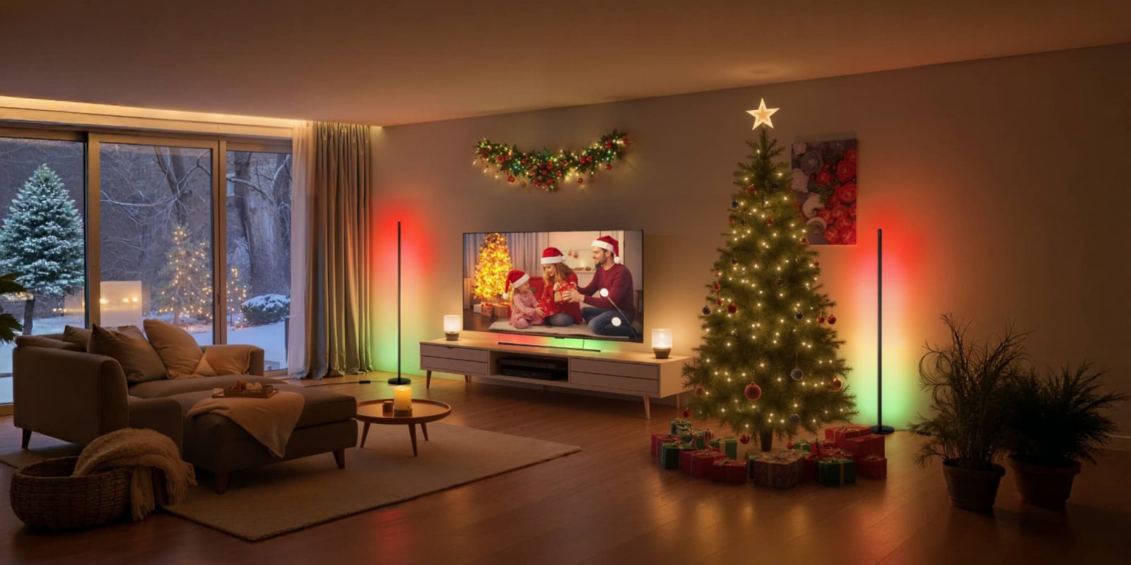 SwitchBot Smart RGBICWW Floor Lamp