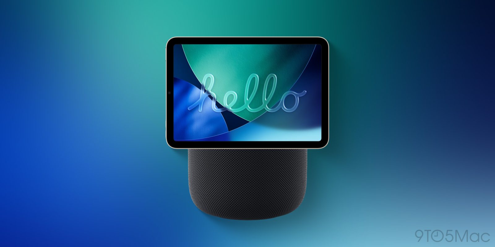 HomePod touch concept mockup