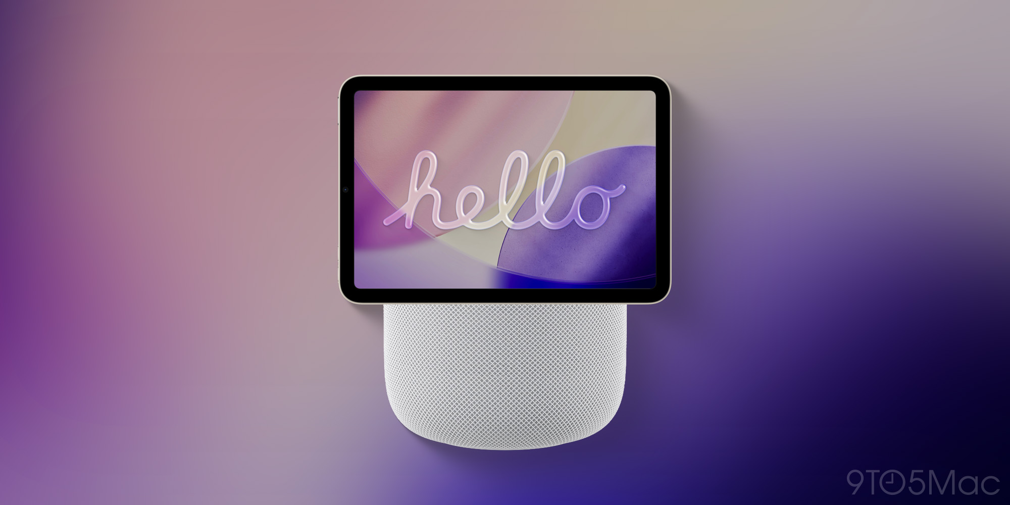 HomePod touch concept mockup