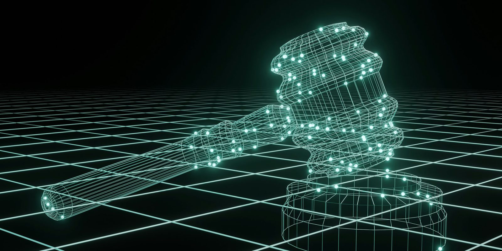 California court rules that Apple didn't invade the privacy of iPhone users | 3D digital rendering of a court gavel