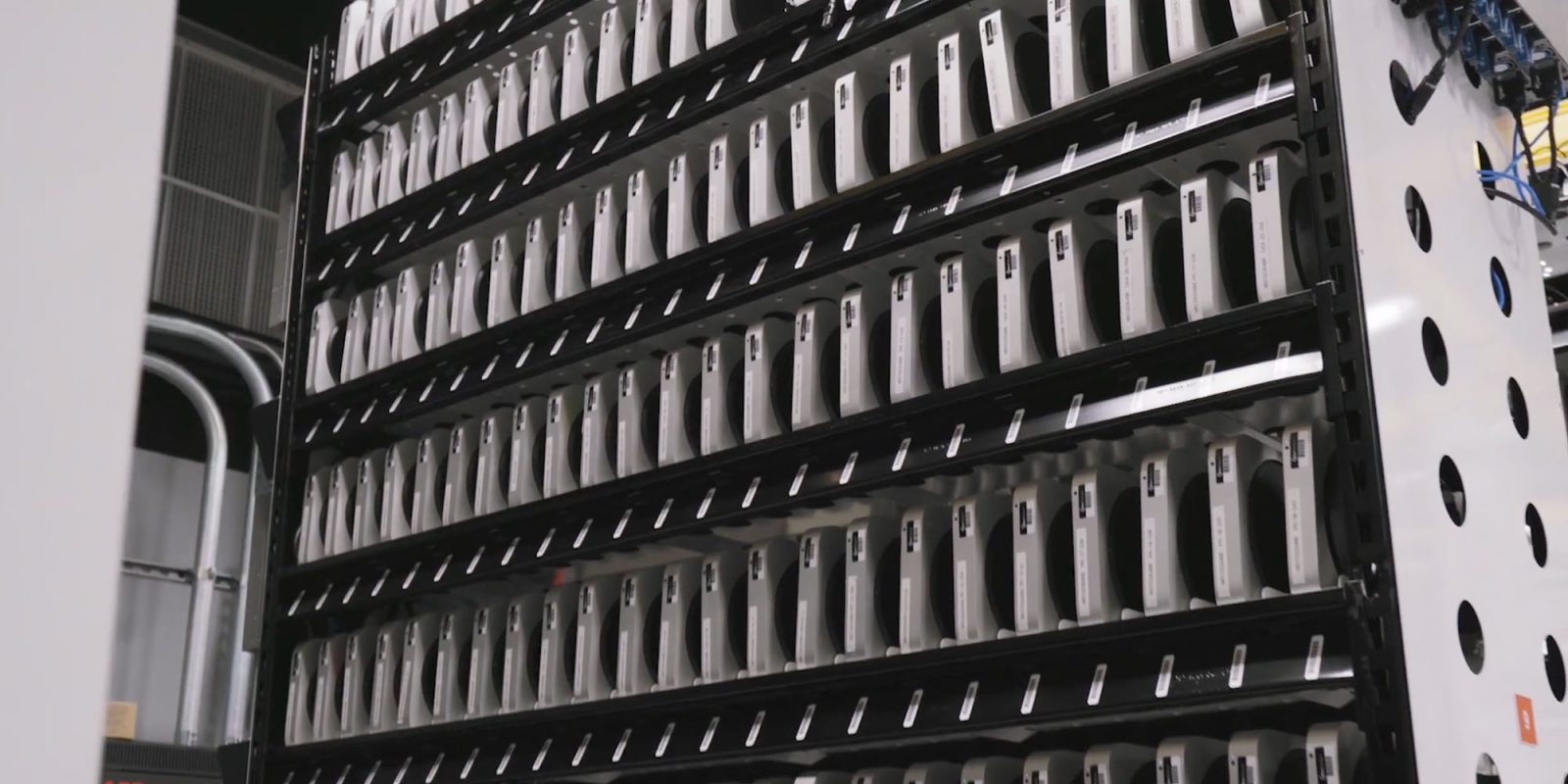 Clawdbot sparks Mac mini memes as Anthropic forces name change | Image shows one of MacStadium's Mac mini data centers