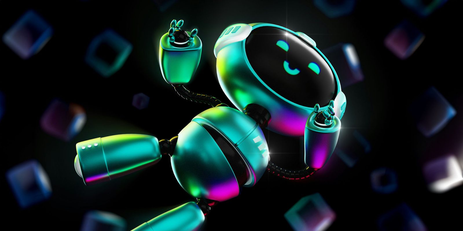 Even with Google's help, we shouldn't expect overnight miracles from the new Siri | 3D representation of an animated robot character