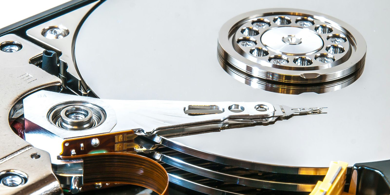 Millions of passwords and Social Security numbers exposed as old hacks remain a threat | Close-up photo of hard drive platters