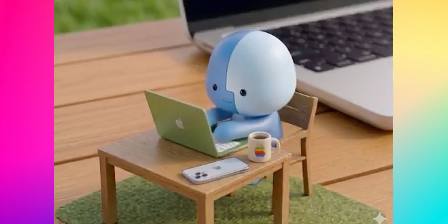 Apple creates adorable little Finder guy to promote its adorable little Mac | Framegrab shown